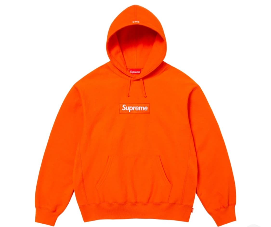 24fw 슈프림 박스로고 후드 오렌지[XXL] 상품이미지1