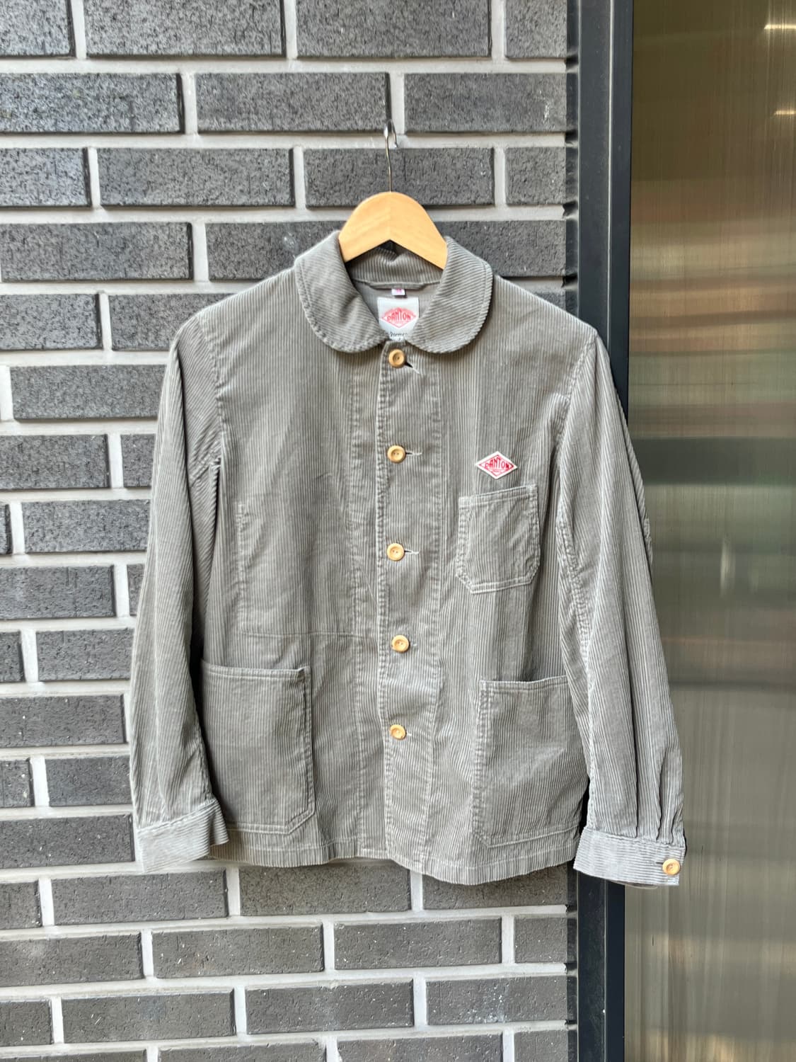 Danton 단톤 코듀로이 셔츠 자켓 세이지그린 상품이미지5