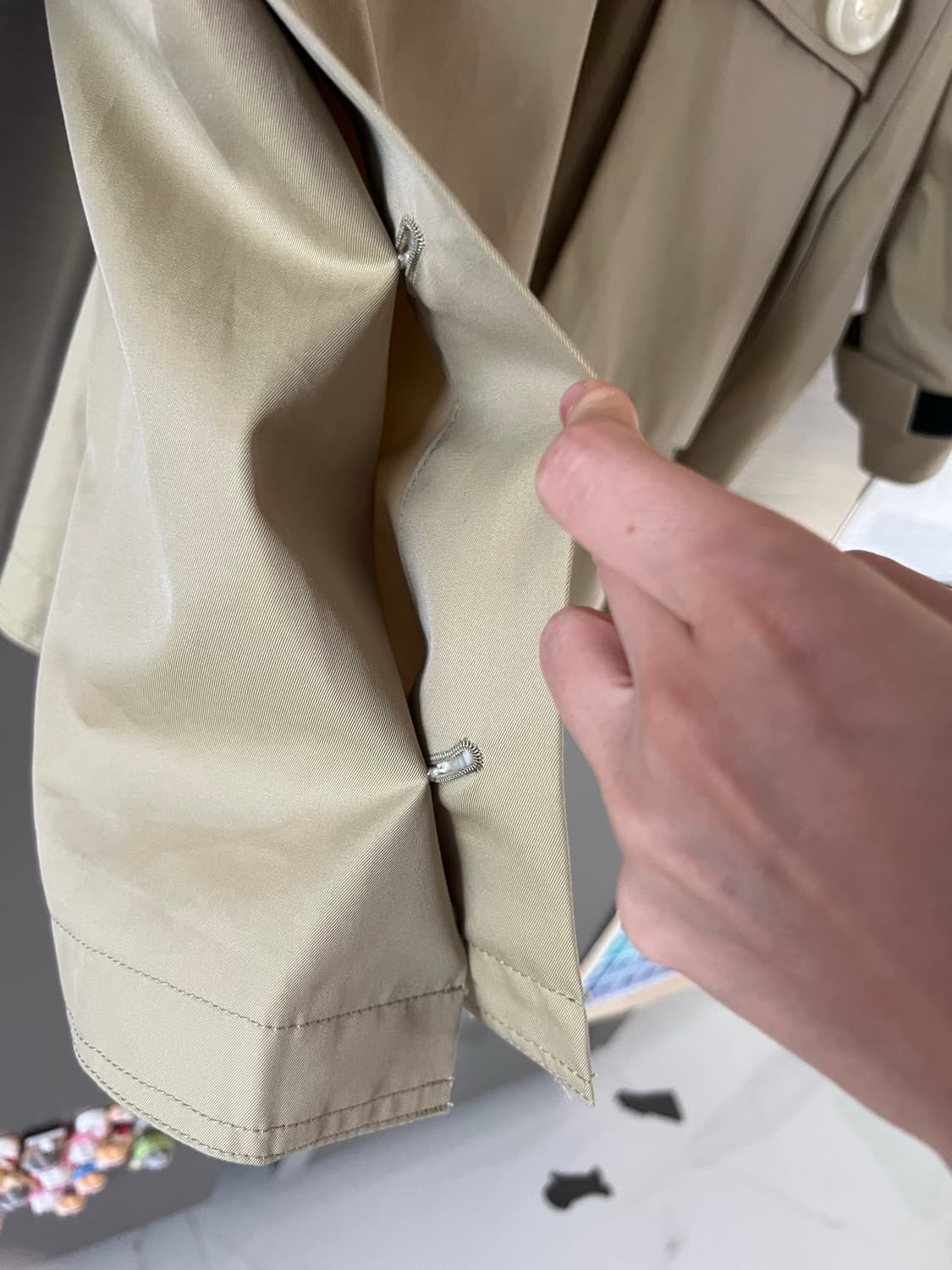 나곤스탄스 트렌치코트 모자세트 상품이미지3