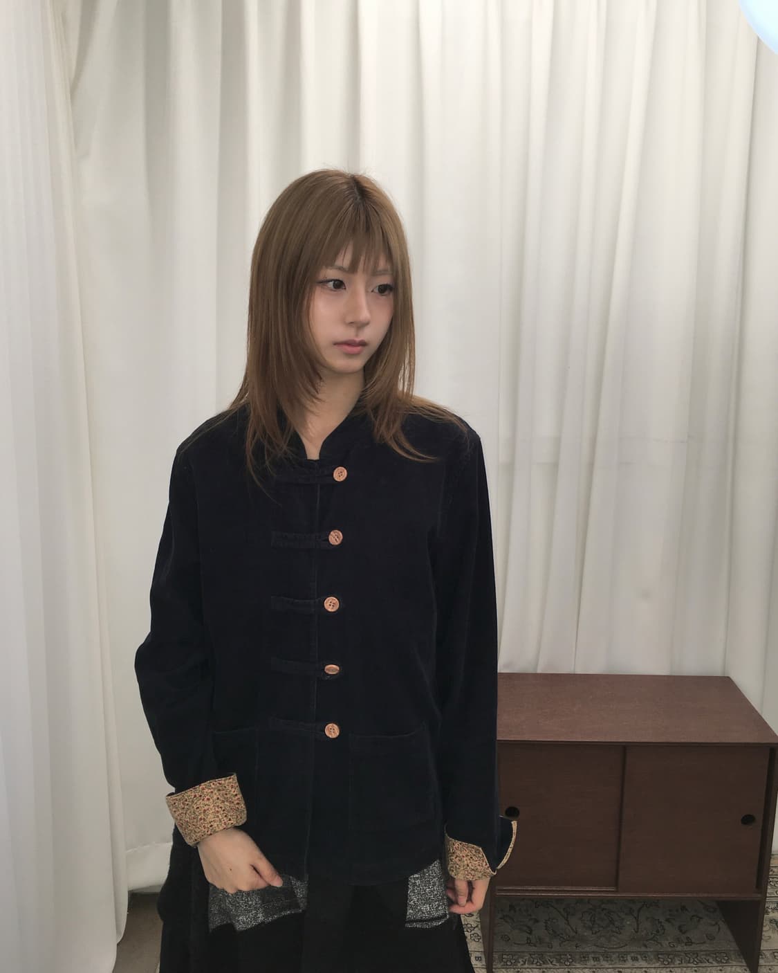 네이비 골덴 자켓 상품이미지1