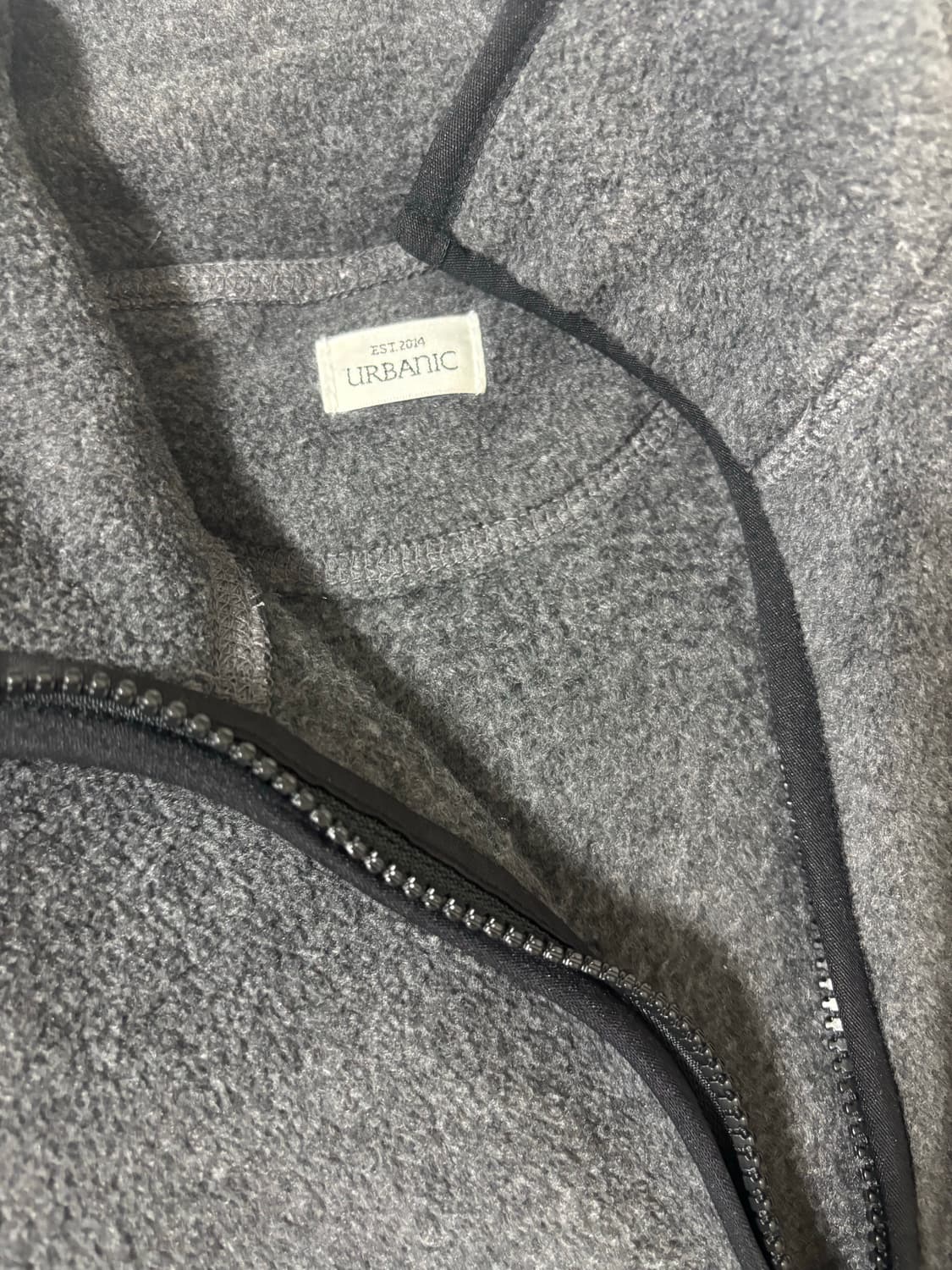 얼바닉30 urbanic30 유틸리티 하프집업 플리스 챠콜 상품이미지5