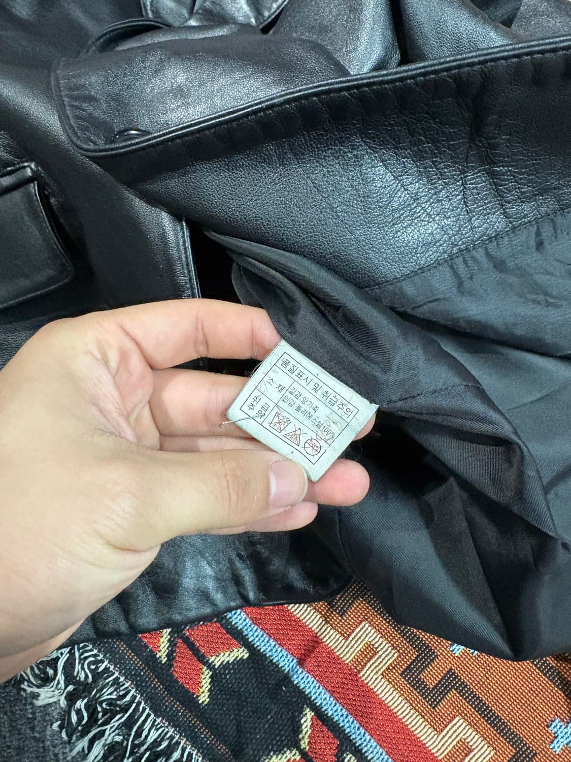 빈티지 100% 양가죽 블레이저 레더자켓 상품이미지6