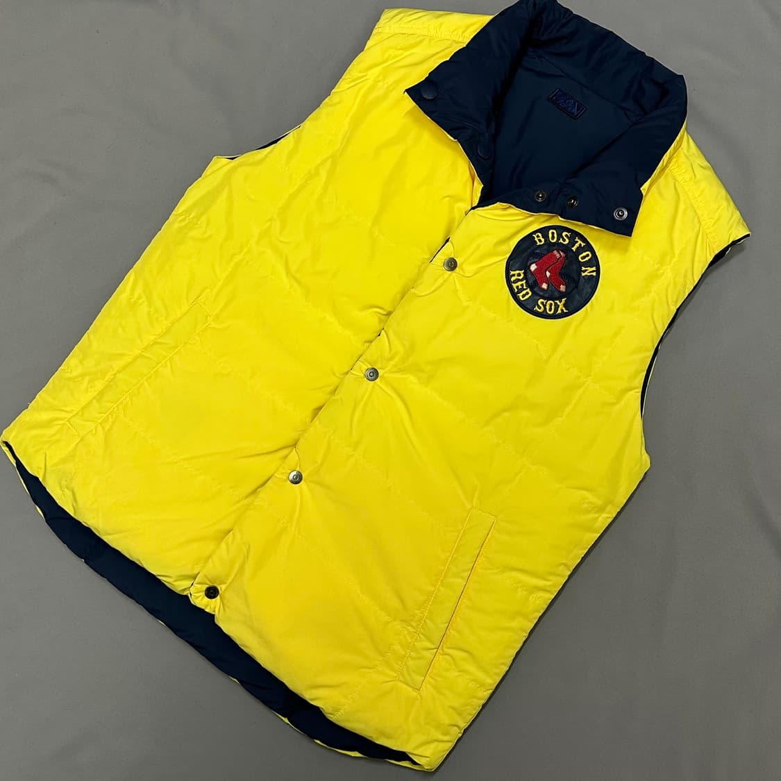 MLB 00s 보스턴레드삭스 양면 패딩조끼 105 상품이미지3