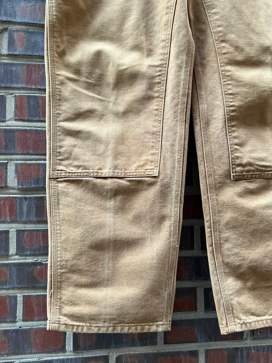 00's [40] 칼하트 B136 더블니 브라운 덕 카펜터 덩가리핏 팬츠 상품이미지4