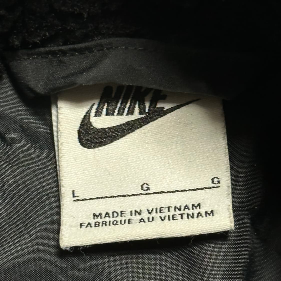 L 나이키 스우시 블랙 플리스 상품이미지4