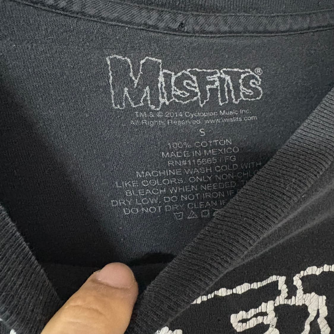 misfits 미스핏츠 빈티지 밴드티 S 반팔 티셔츠 상품이미지6