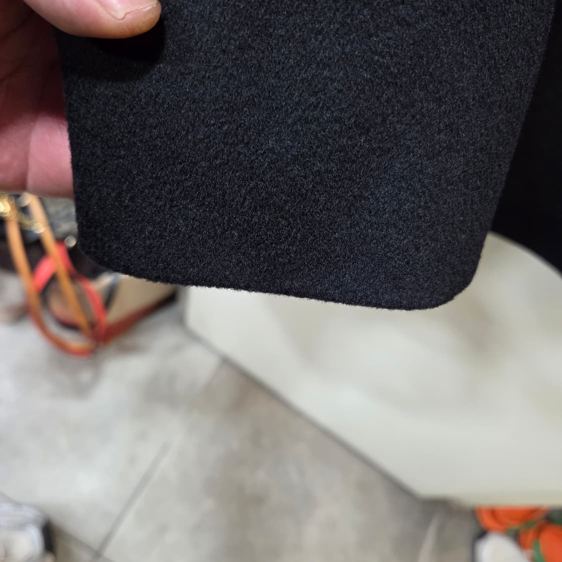 막스마라 블랙 하프코트 상품이미지2