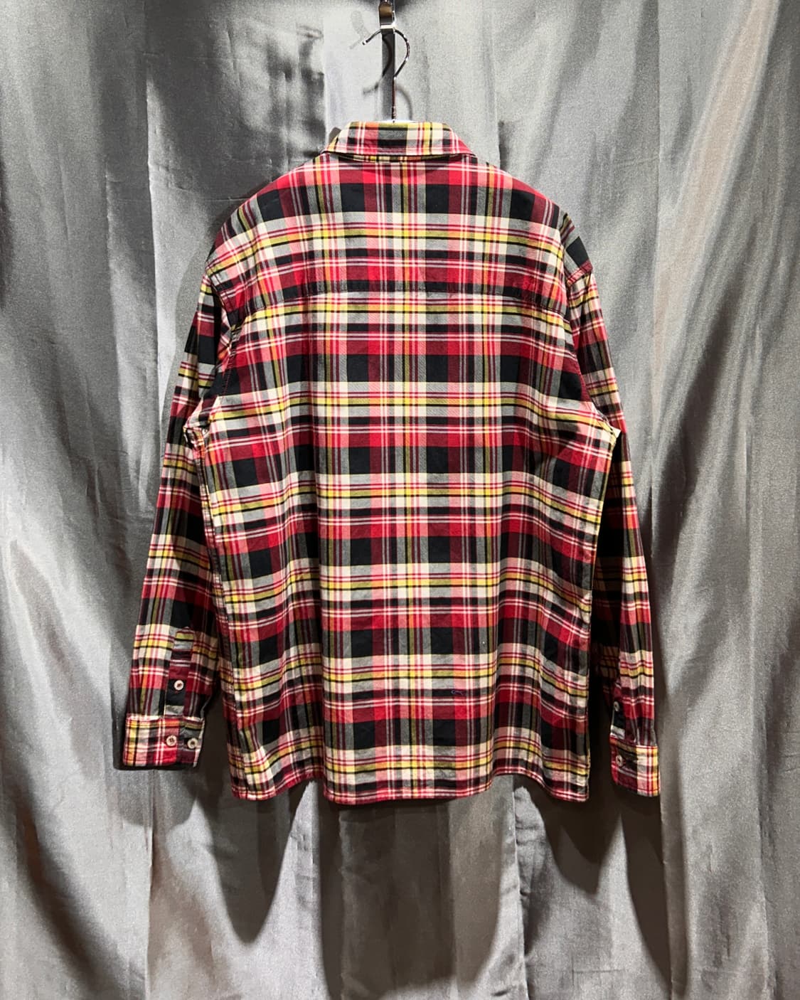 M 디키즈 워크웨어 레드 타탄체크 셔츠  상품이미지3