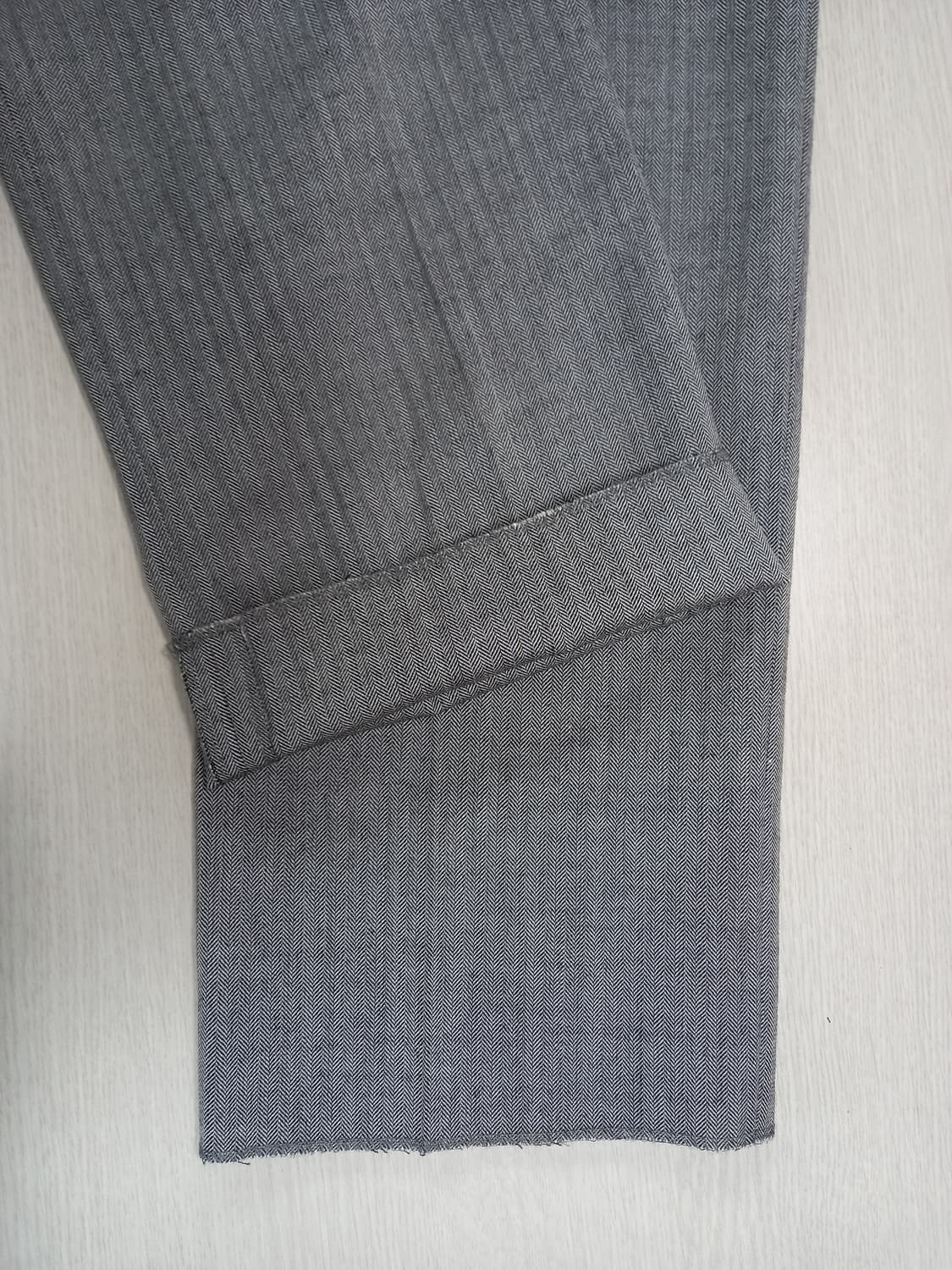 32 새상품 HEINEMAN 울50% 슬렉스 그레이 32-385 상품이미지5