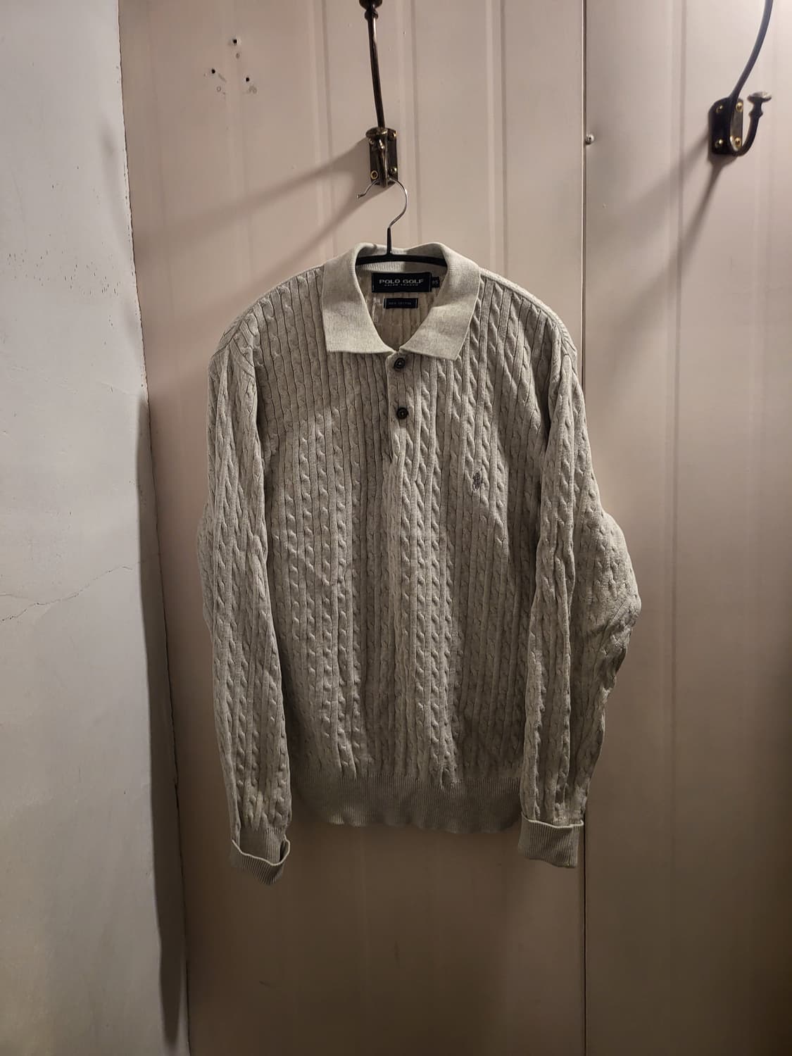 [95]폴로 골프 랄프로렌 케이블 니트 그레이 상품이미지2