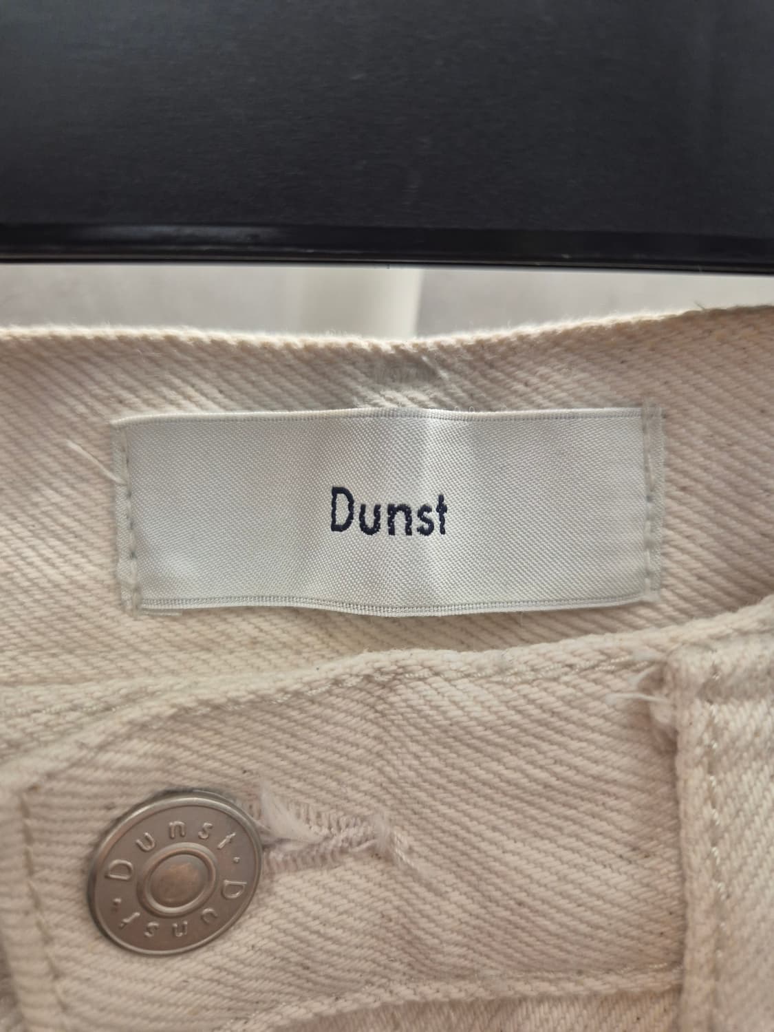 던스트 코튼 팬츠 크림 M 상품이미지4