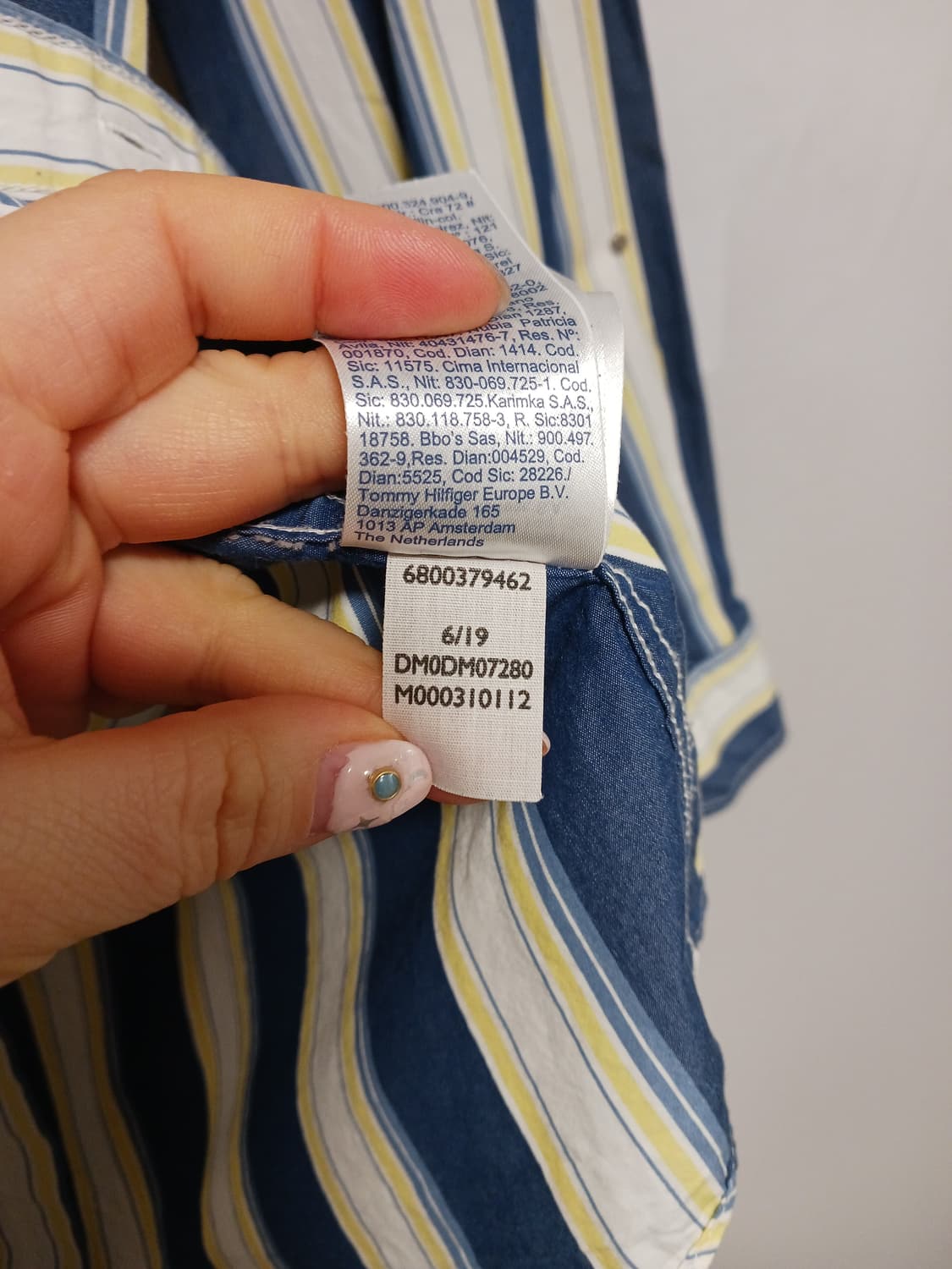 타미힐피거 스트라이프 릴렉스핏 셔츠 상품이미지5