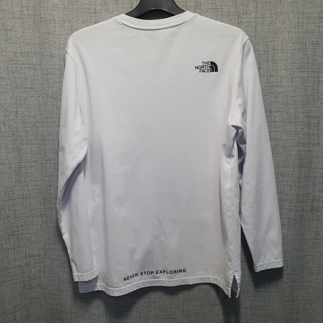 노스페이스 남성 화이트 긴팔티  상품이미지2