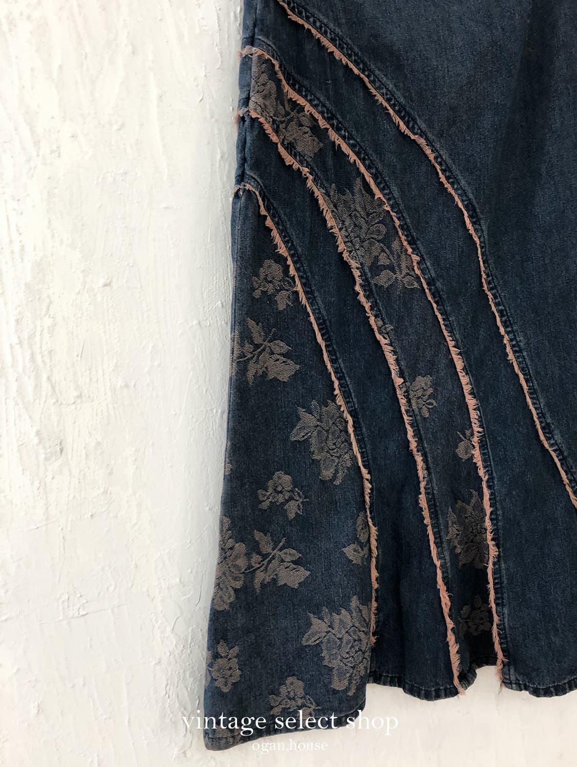 vintage bohemian denim skirt 상품이미지4