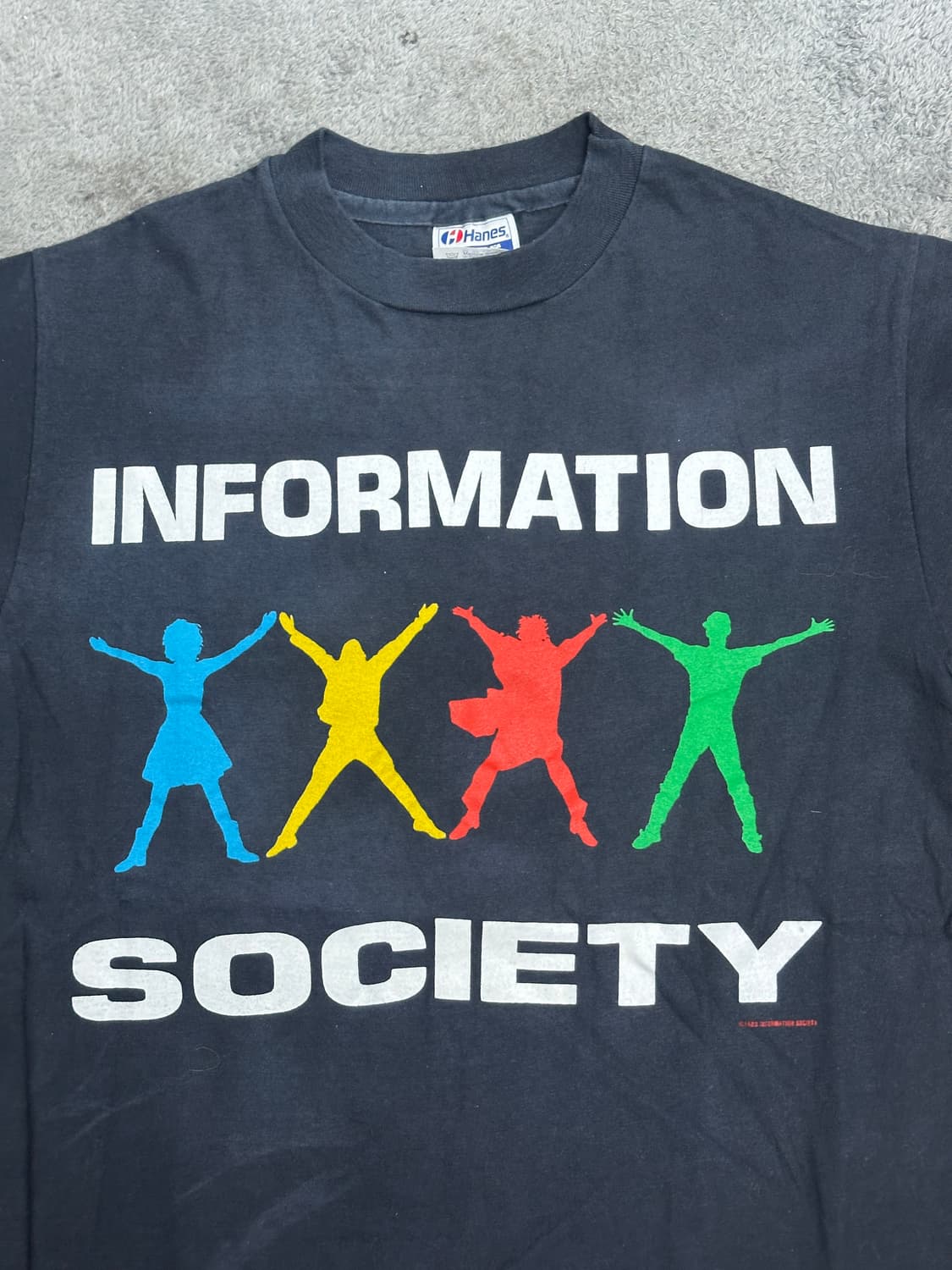 1988' Information Society 앨범 티셔츠 M 상품이미지3