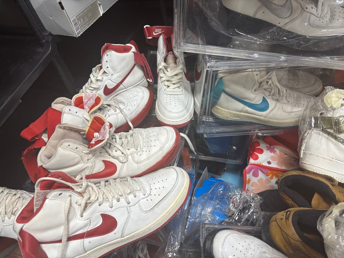 92 년 에어포스1 흰/빨 290 상품이미지2