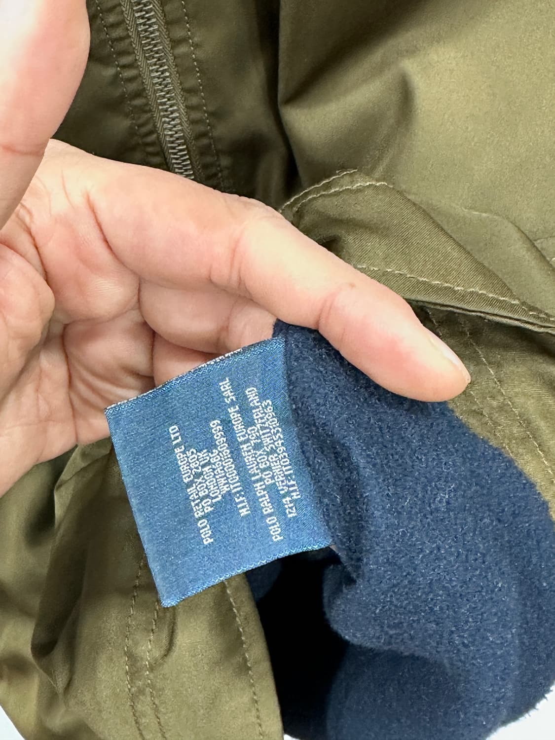 폴로 랄프로렌 네이비포니 스윙텀 자켓 상품이미지6