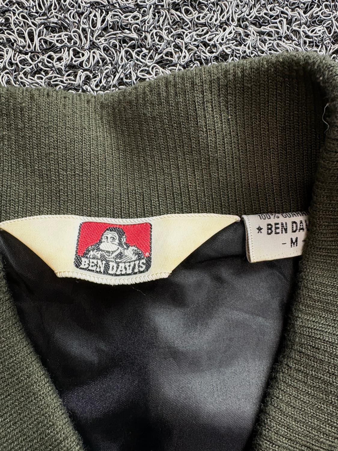 벤 데이비스 카키 플라이트 봄버 자켓 3382 상품이미지4