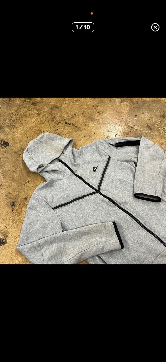 나이키 테크팩 테크플리스 L 다크 그레이 상품이미지2