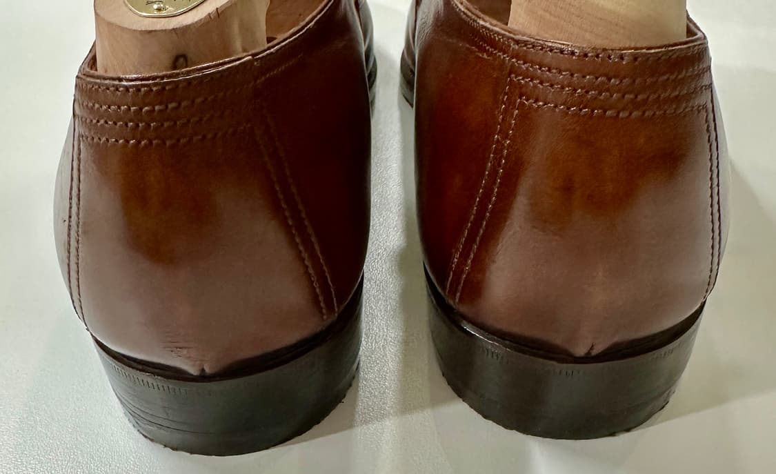 벨루티 카프스킨 브라운 레더 슈즈 8.5 구두 상품이미지6