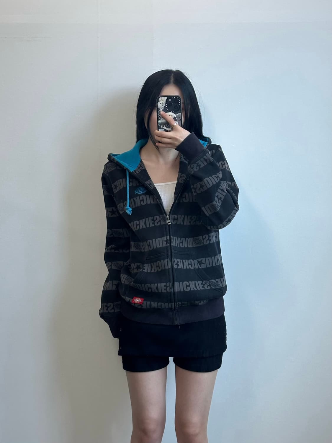 디키즈 스펠아웃 패턴 후드집업 상품이미지1
