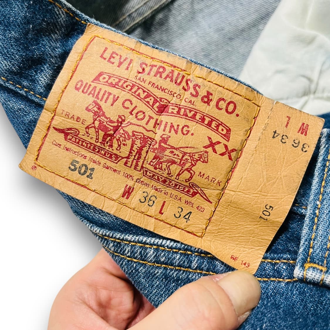 Made in USA Levi's 501-0115 Denim pants 상품이미지6