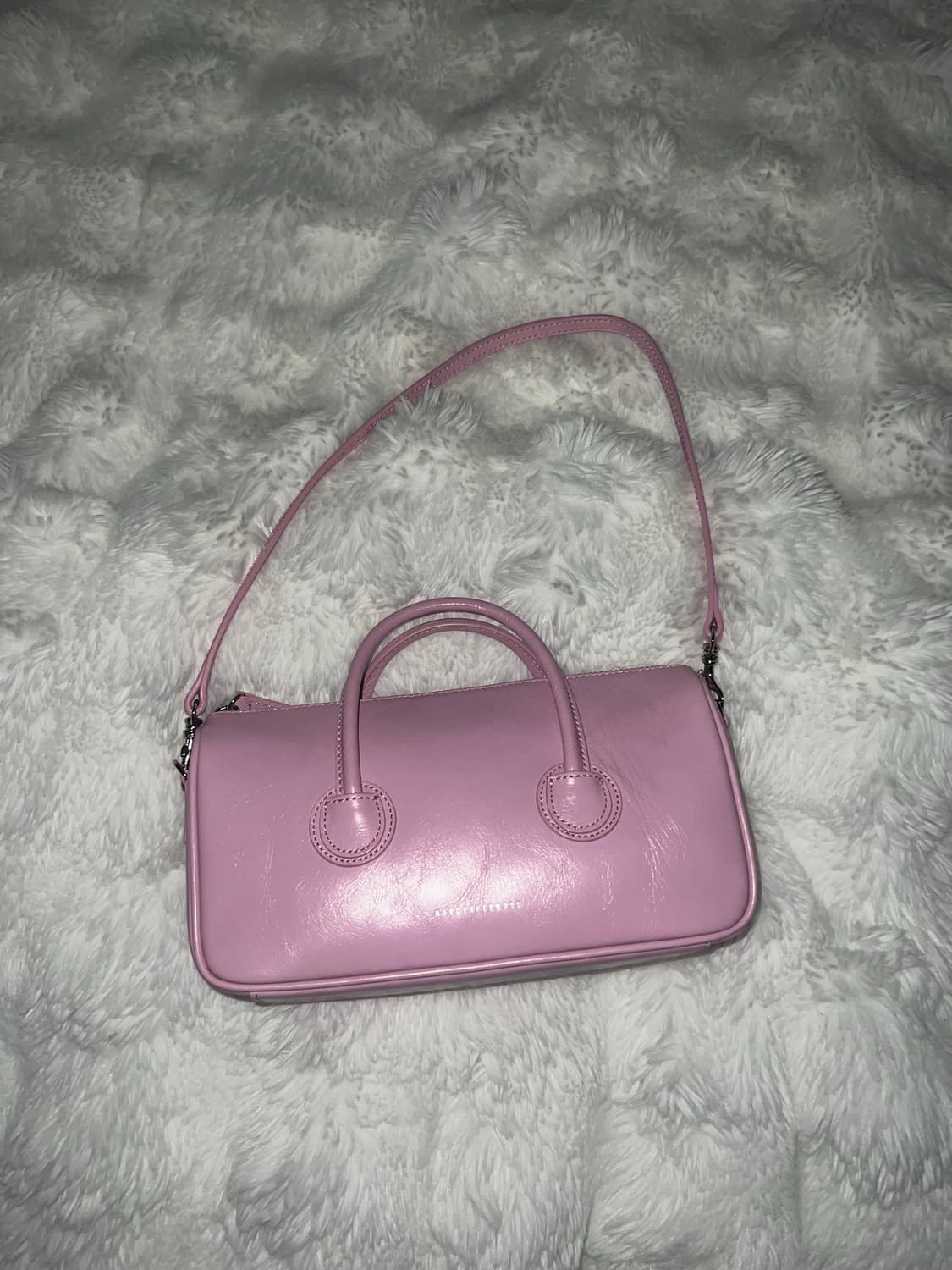 마지셔우드 지퍼스몰백 핑크 상품이미지1