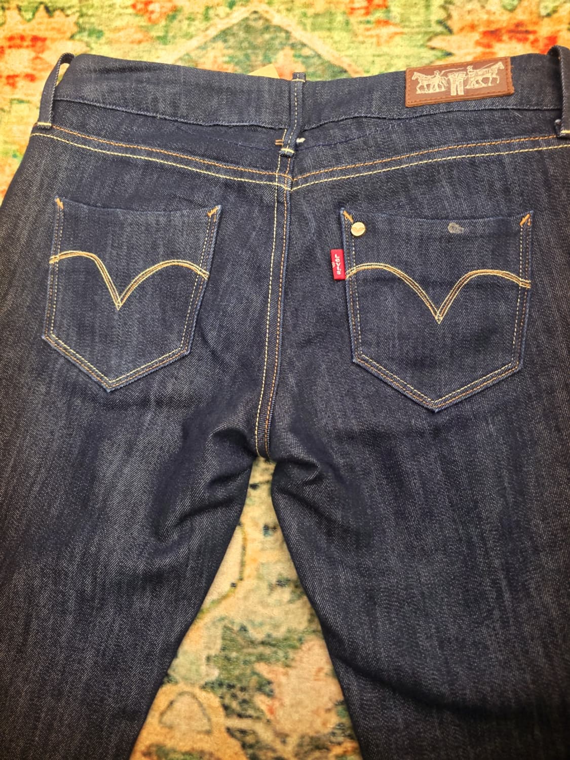 리바이스(Levi's) 데드스탁 로우라이즈 생지데님 부츠컷진 상품이미지6