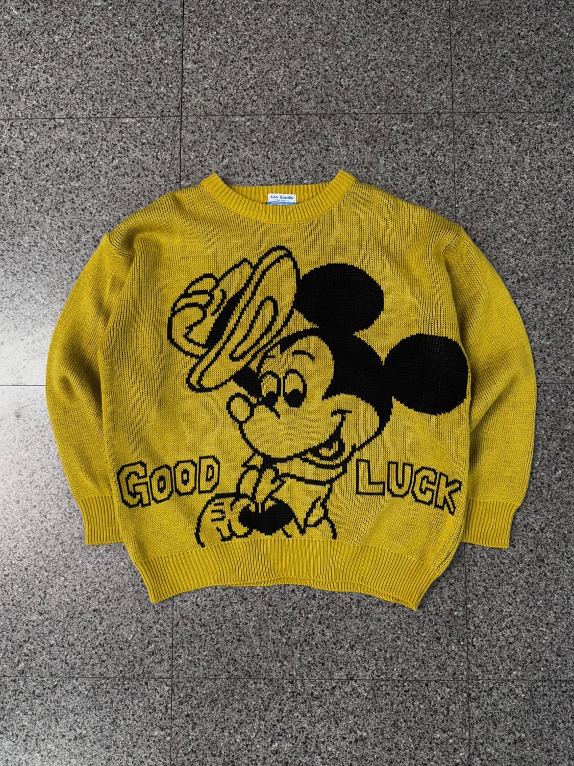 80s cox combo micky mouse knit  상품이미지1