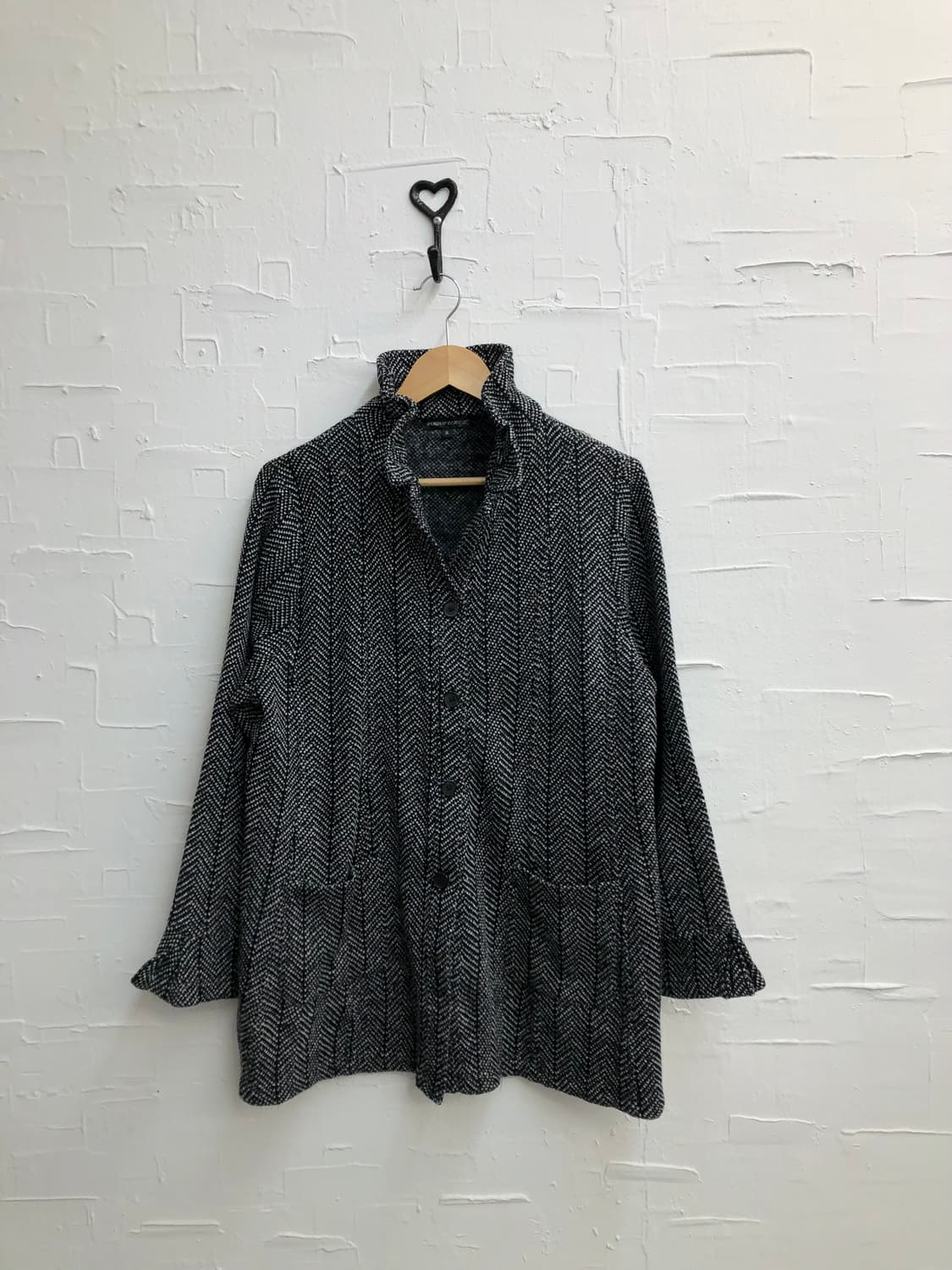 wavy collar coat 상품이미지5