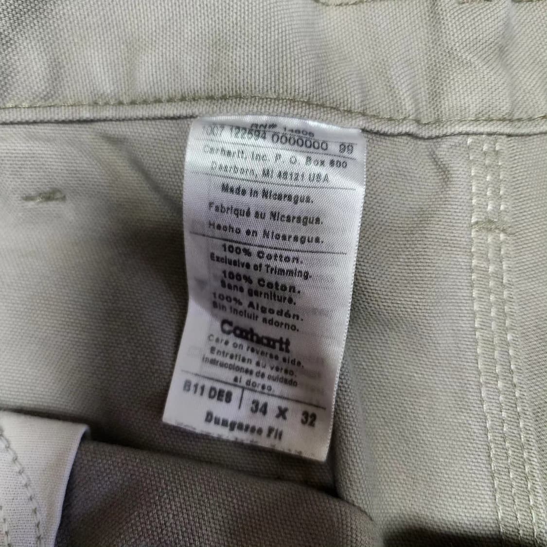 칼하트 워크팬츠 상품이미지7