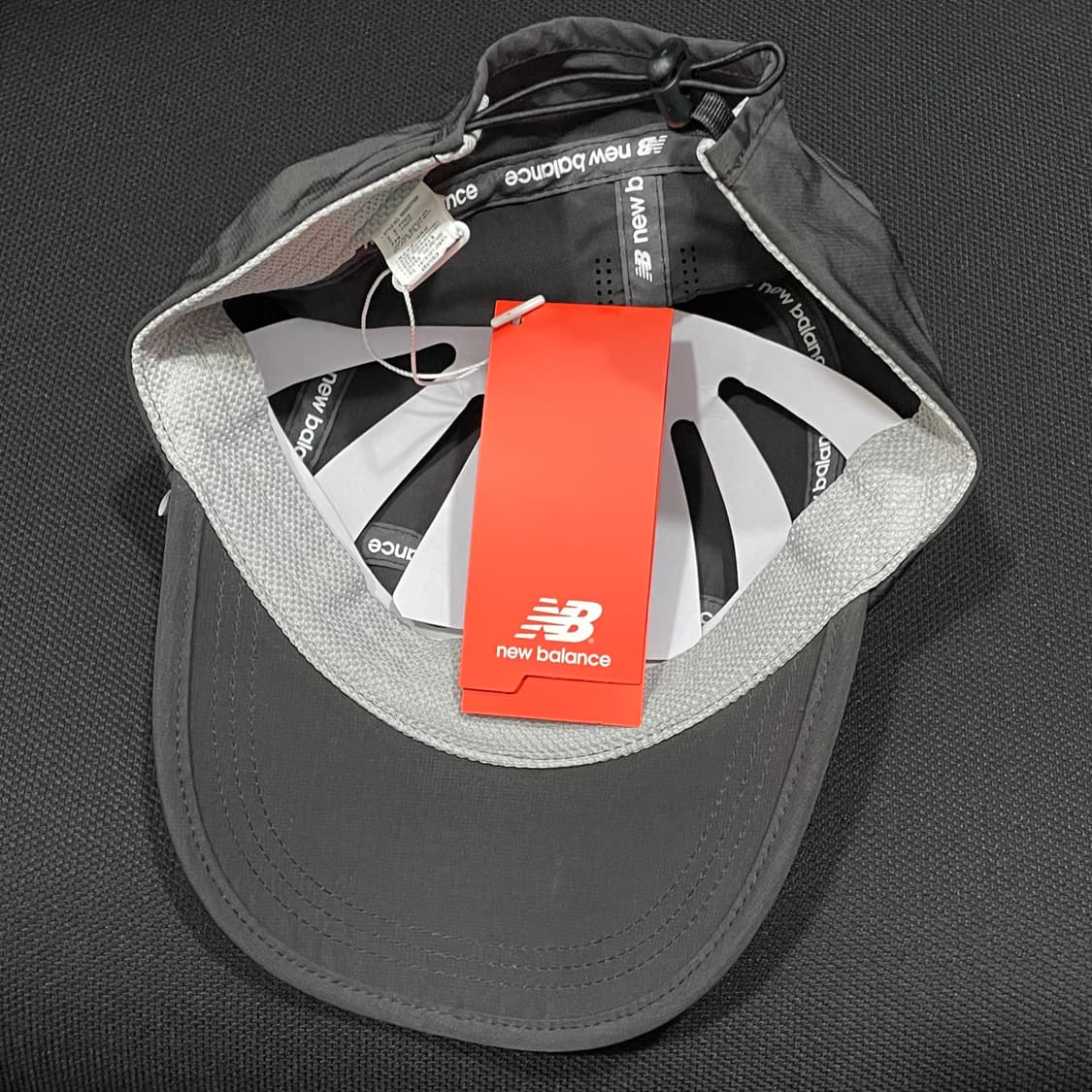 뉴발란스/ 워셔블 러닝 볼캡 그레이/ 프리 상품이미지3