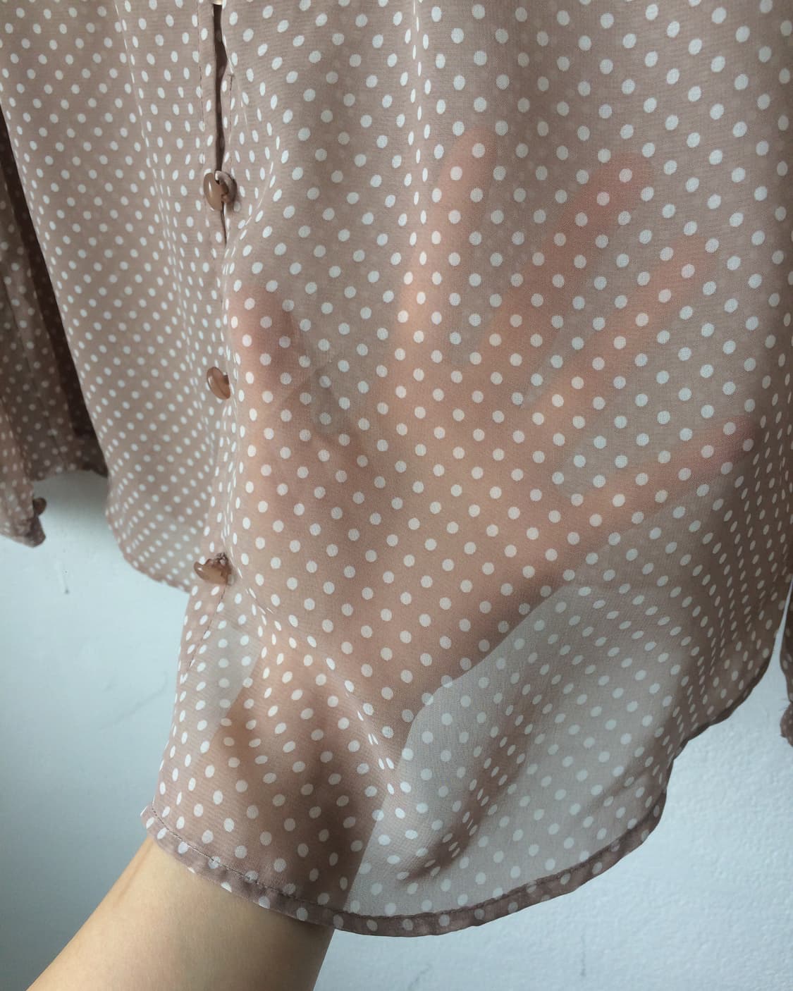 Dot pattern blouse 상품이미지5