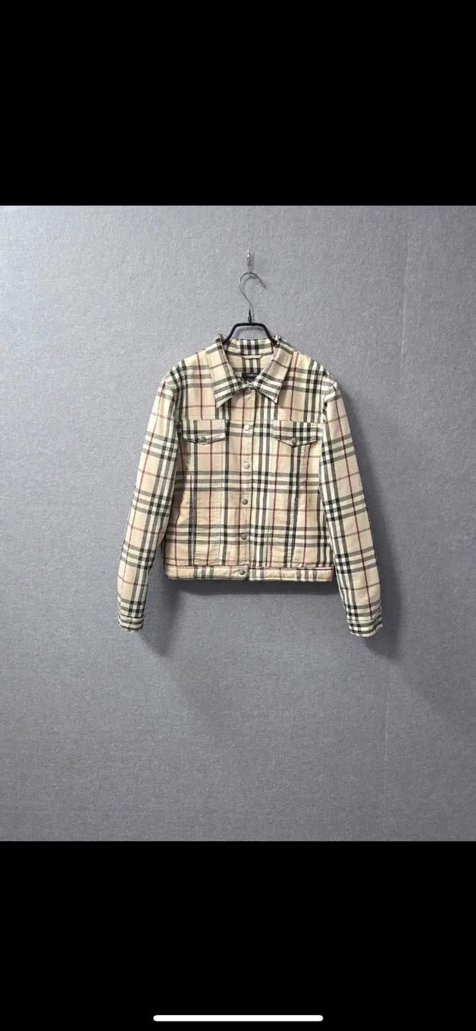 버버리 노바체크 숏 자켓 누빔 66 상품이미지3