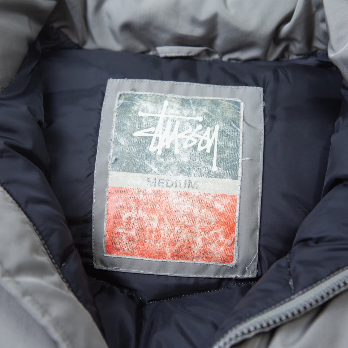 90s 스투시 푸퍼 자켓 실버 상품이미지8