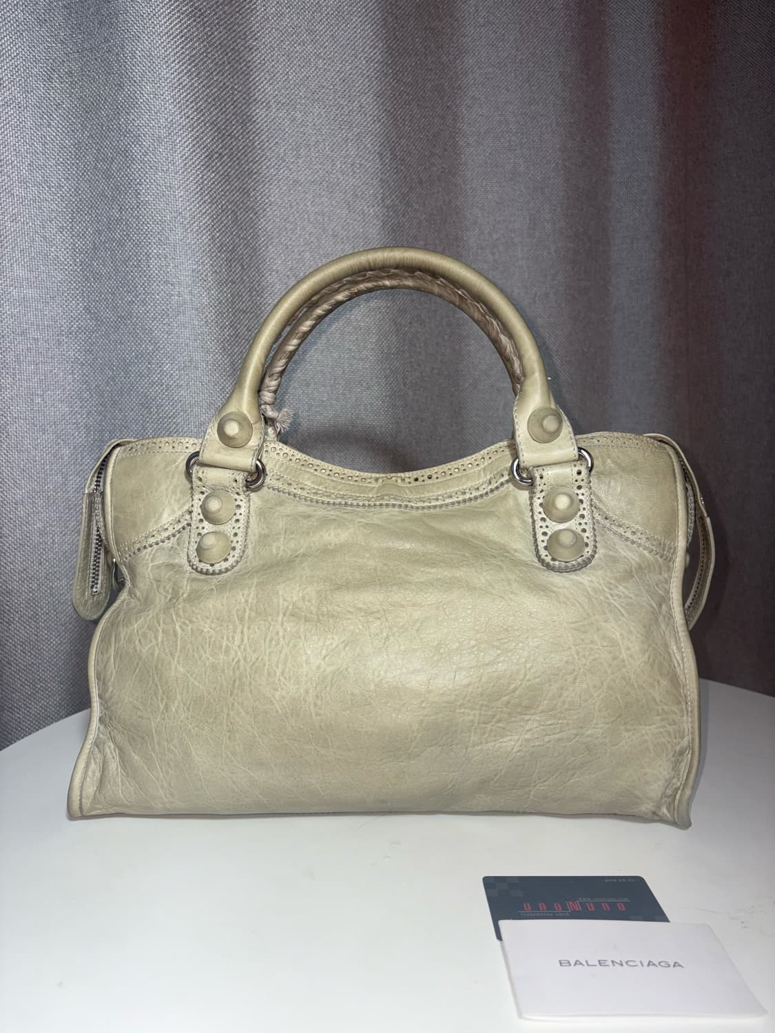 발렌시아가 모터백 시티백 자이언트 브로그 상품이미지2