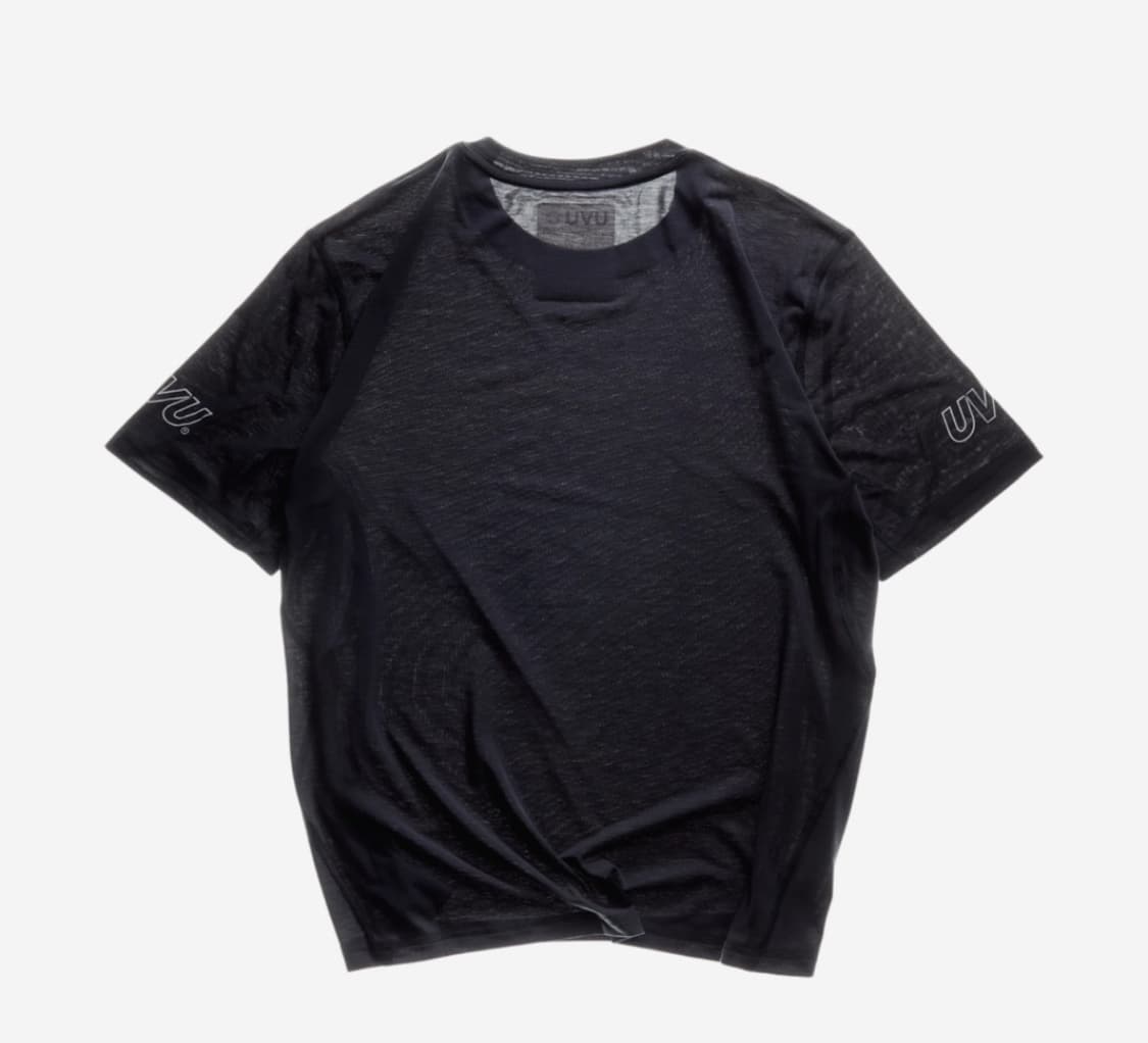 UVU S/S Running Top Black 상품이미지1