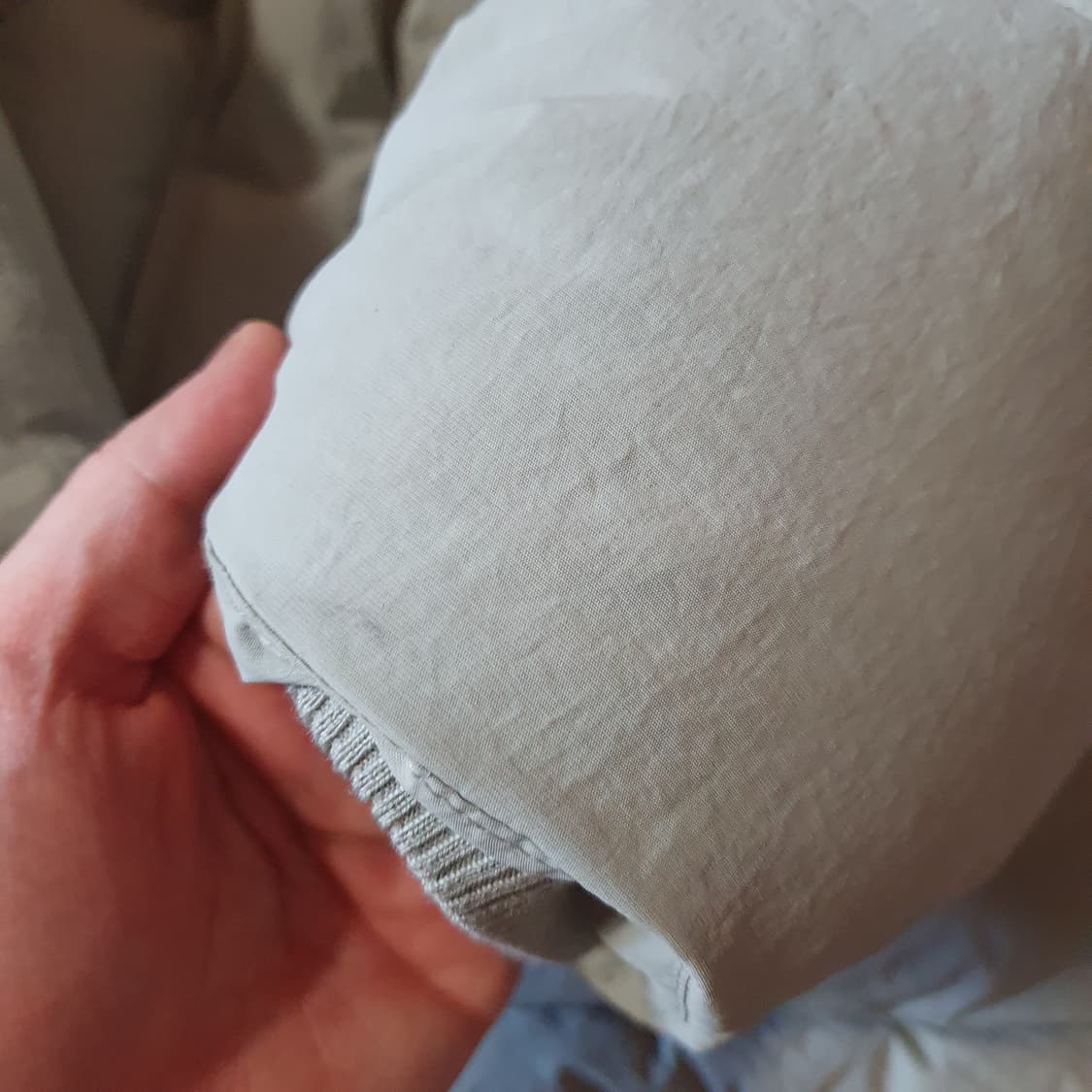 xs 던스트 유니섹스 후디드 볼륨 구스다운 패딩 자켓 베이지 상품이미지8