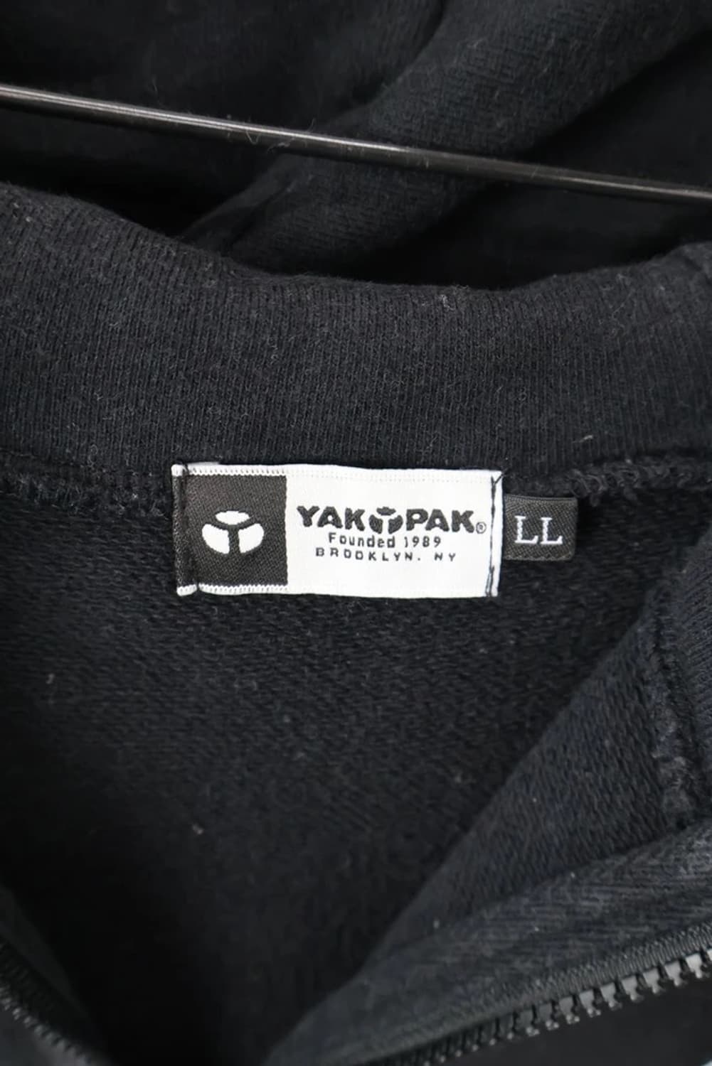 YAK PAK Brooklyn Zip Hoodie Black 상품이미지8