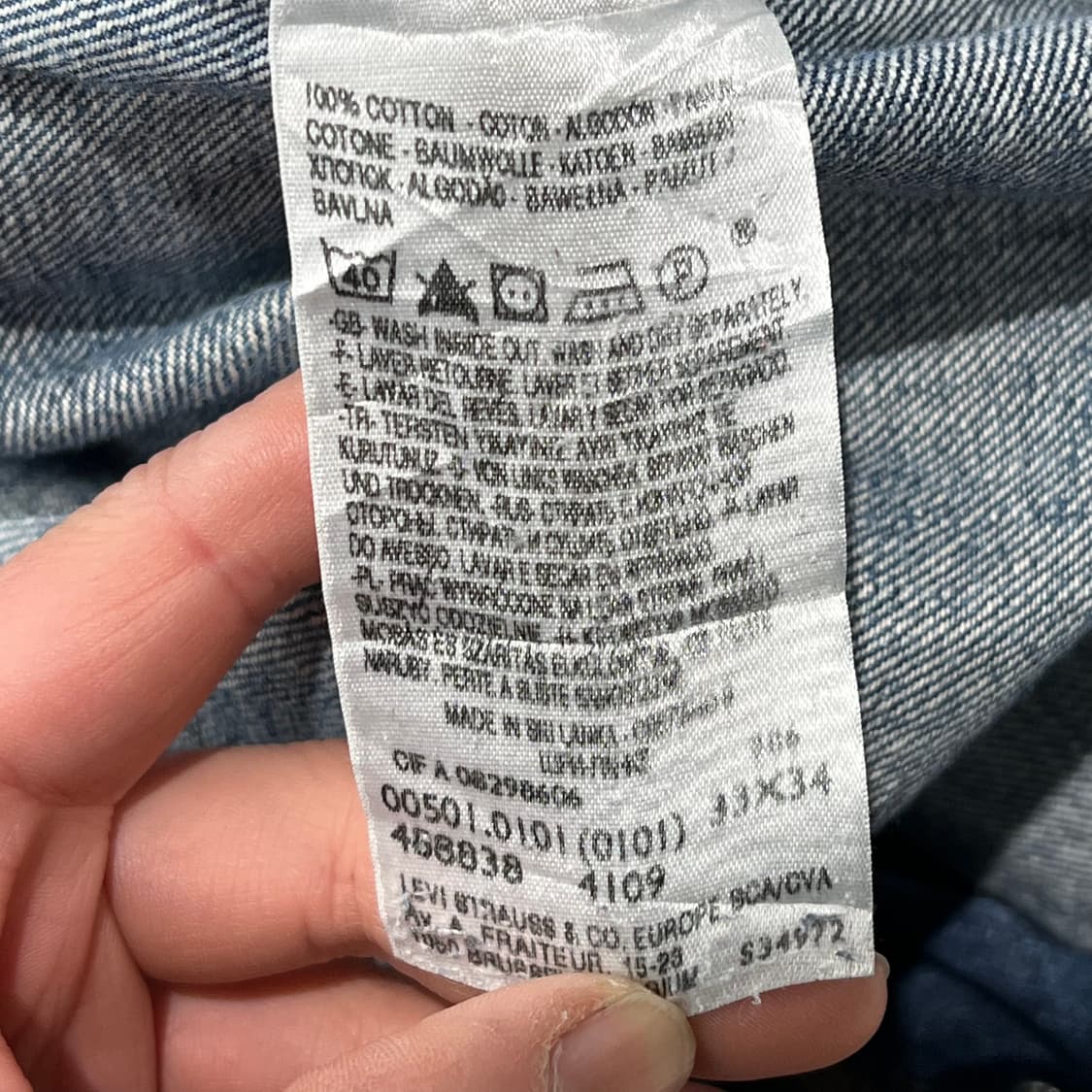 리바이스 501 데님팬츠 s09363 상품이미지9