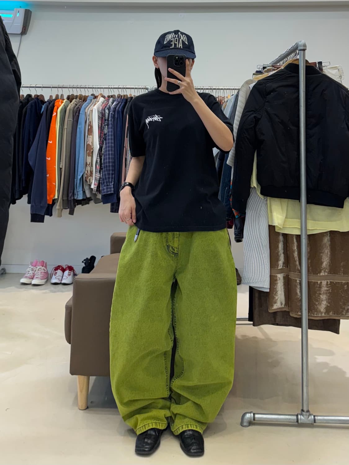 스투시 다이스 피그먼트 다이드 티셔츠 상품이미지9