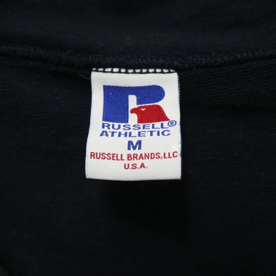 러셀(Russell Athletic) 반집업 맨투맨 네이비 상품이미지8