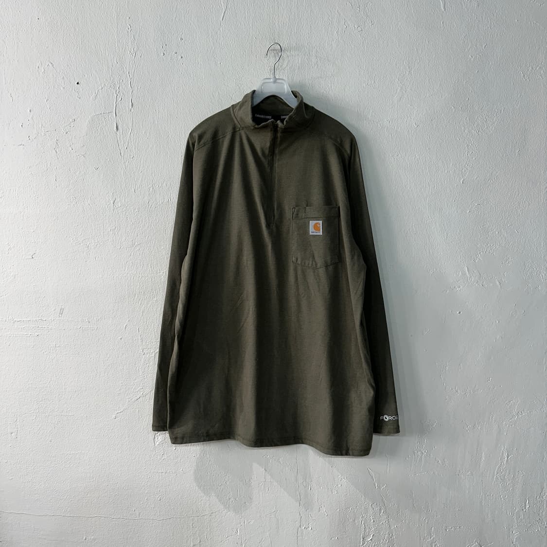 칼하트 포스 반집업 긴팔티 XL 상품이미지1