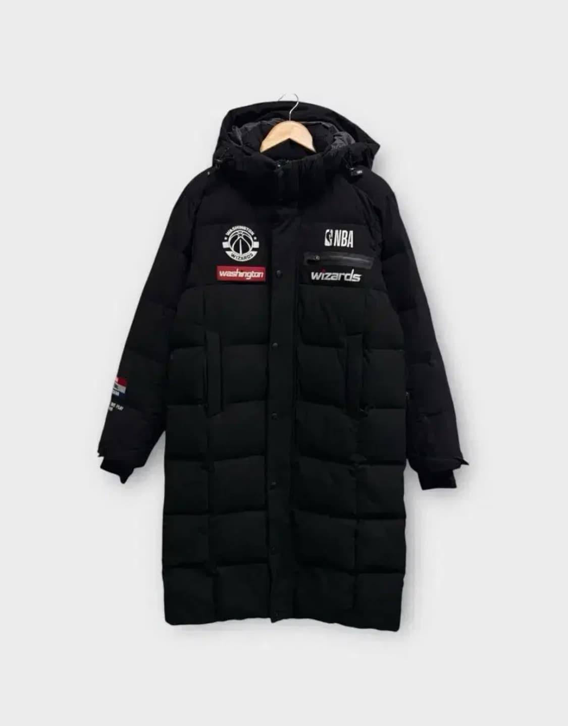 NBA 블랙 롱 다운 패딩 L 상품이미지1