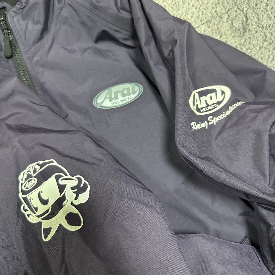 ✨ (바배) Arai 아라이 퍼플 레이싱 바람막이 자켓  상품이미지5