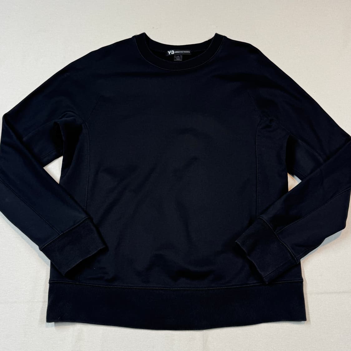 L) Y-3 요지야마모토 아디다스 블랙 스웻 맨투맨 상품이미지4