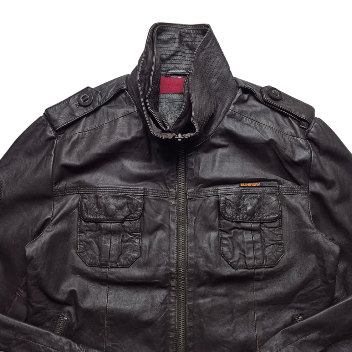 [L] 슈퍼드라이 리얼레더자켓 상품이미지3