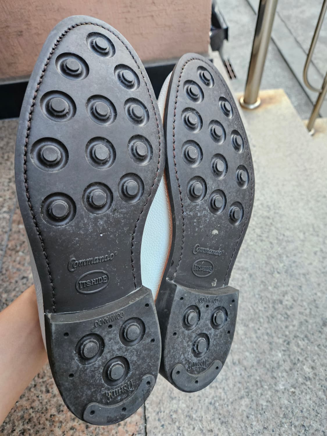 샌더스 Sanders 화이트 홀스빗 로퍼 6.5(255)사이즈 상품이미지3