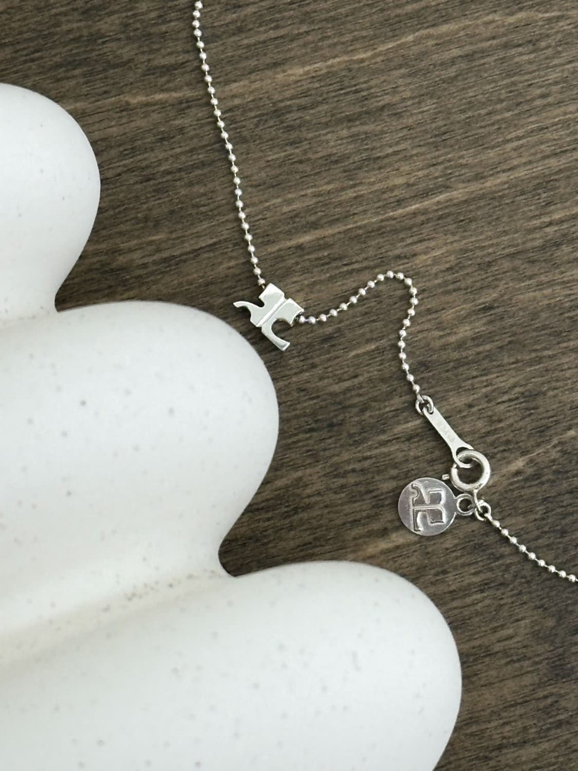 courreges / 꾸레쥬 심볼로고 실버925 목걸이 상품이미지3