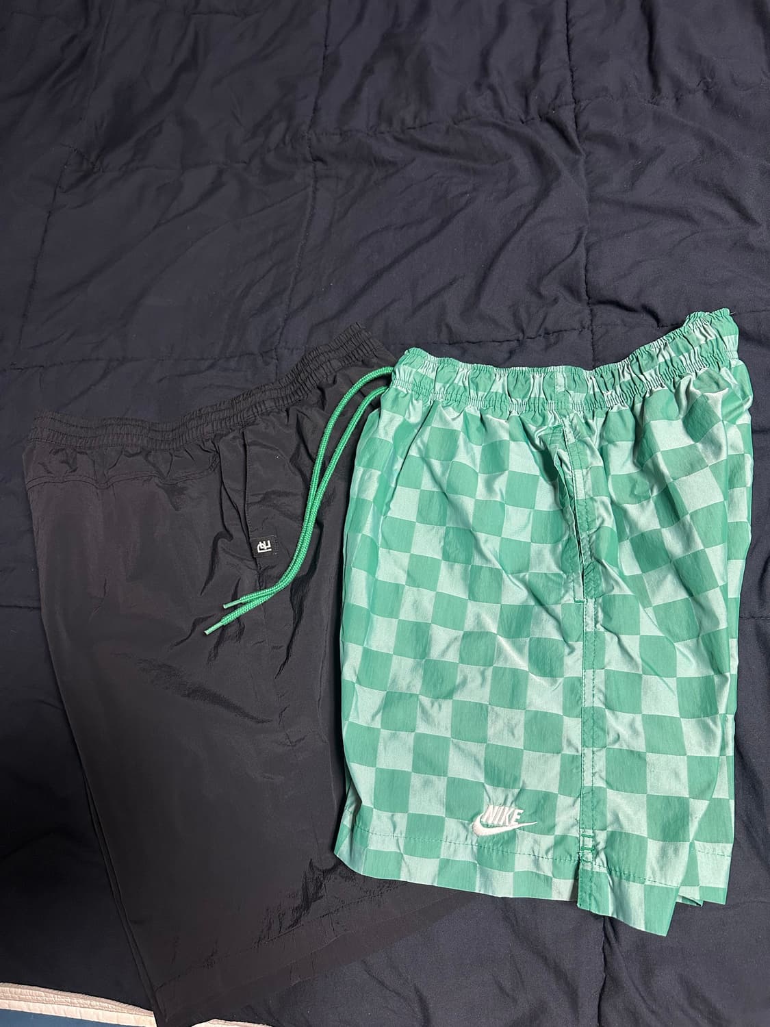 나이키 체크 우븐 반바지 M 외 블랙반바지 2벌 상품이미지4